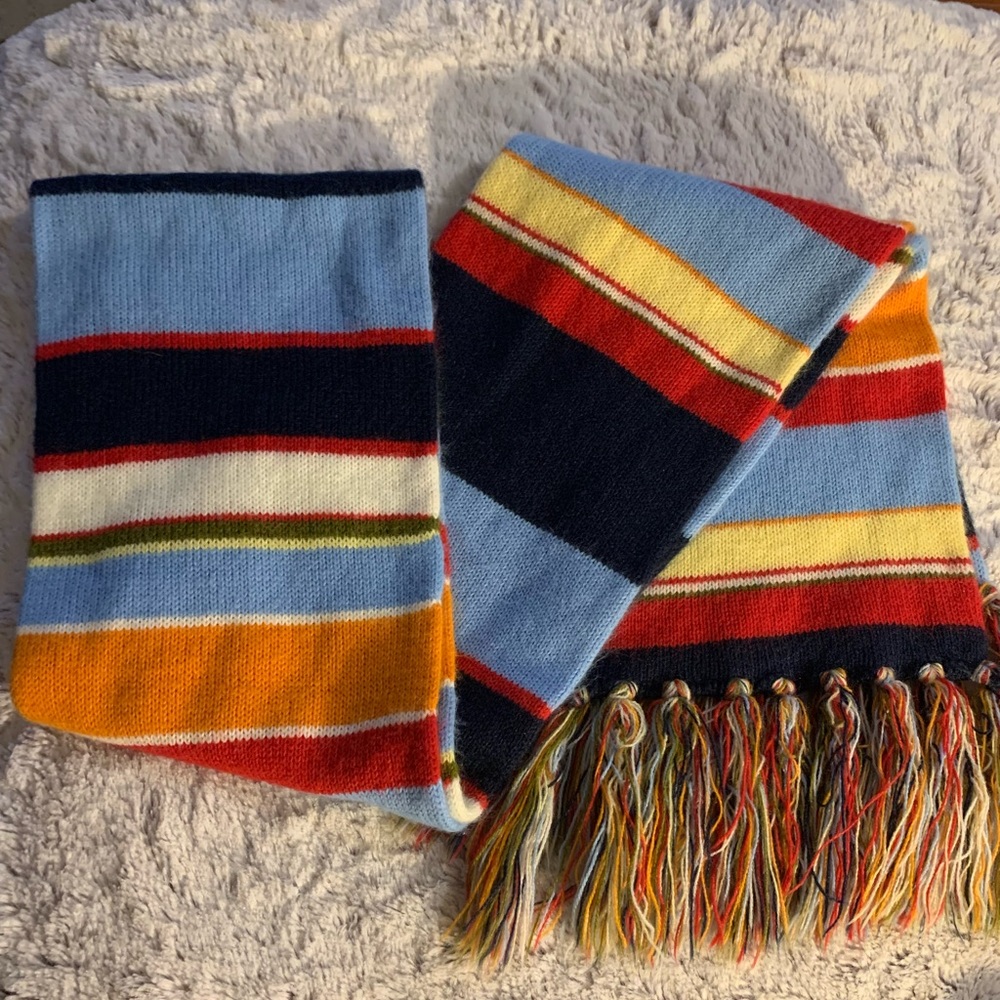 3/$20 Colorful, warm, cozy winter scarf. 72 inches long with colorful fringe.